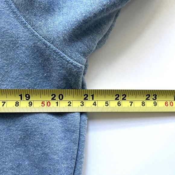 PrAna Men’s Organic Cotton Recycled Poly Blend Sweatshirt Light Blue - Picture 6 of 10